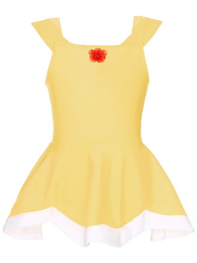 Little Girls Swimwear | Enchanted Rose Princess One Piece Swimsuit