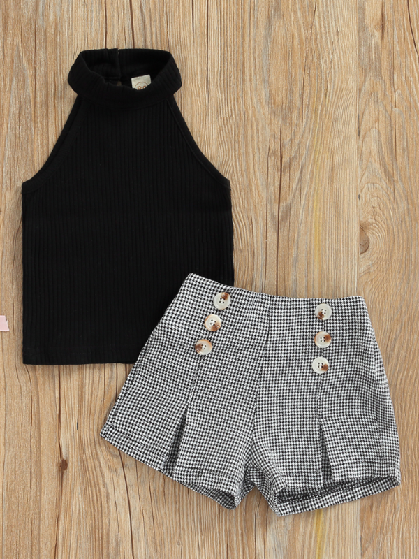 Fashionista Flare Pleated Shorts Set