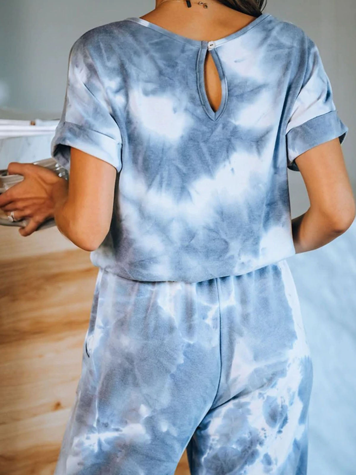 Women's Tie Dye Activewear Romper