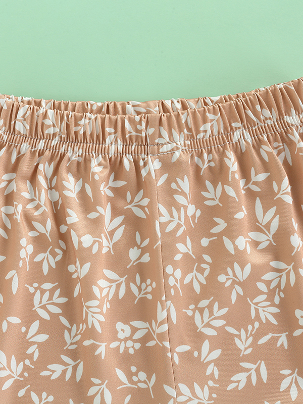 Toddlers Summer Ruffle Tube Top & Flared Pants Set - Mia Belle Girls