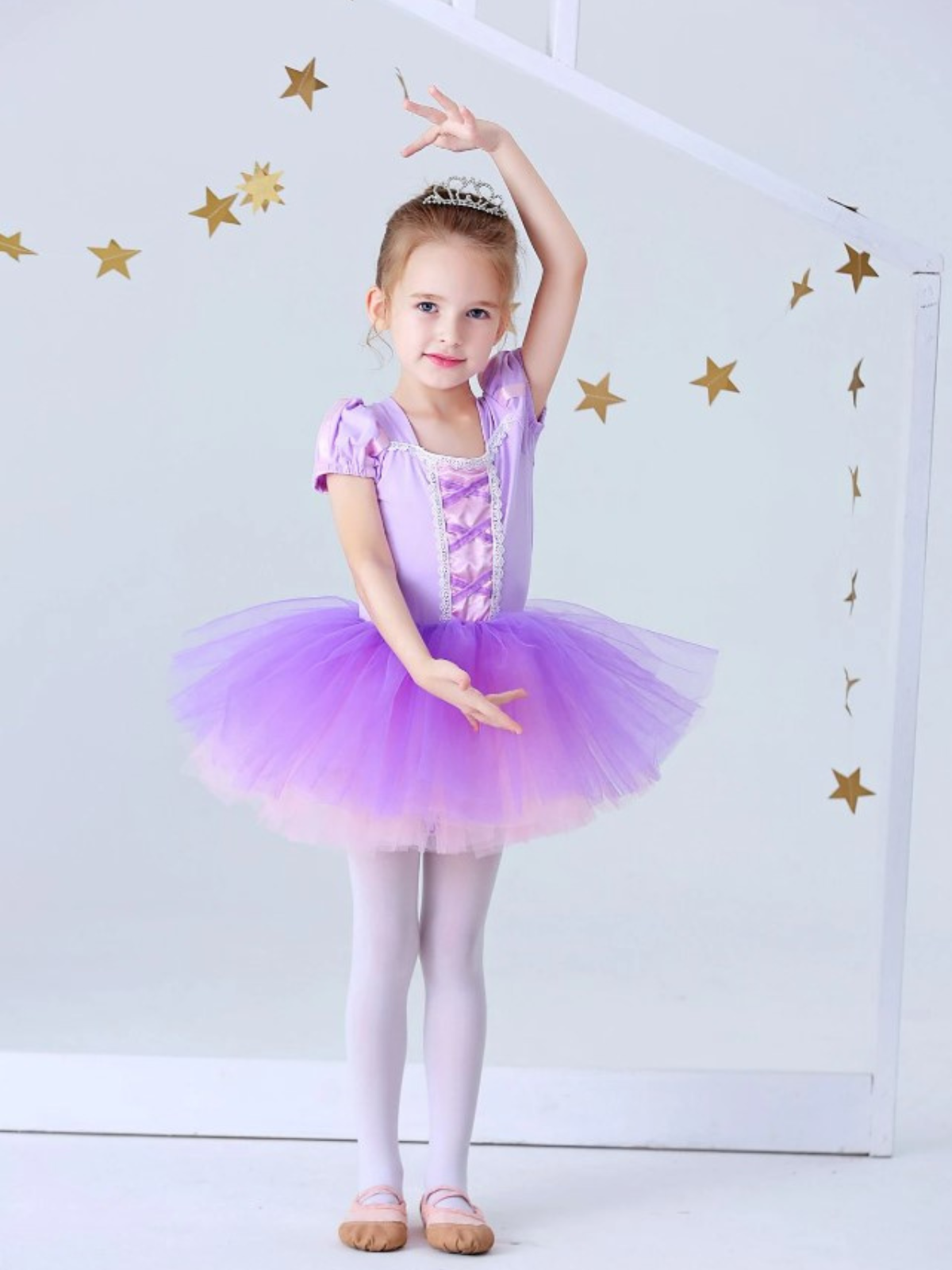 Girls Ballerina Dresses | Rapunzel Inspired Princess Ballerina Dress