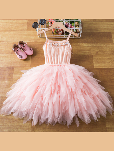 Swan Princess Layered Tulle Dress