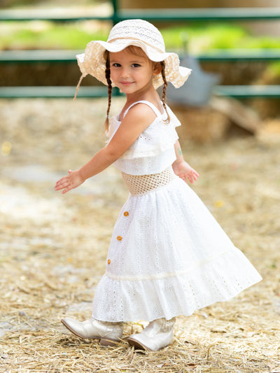 Sweet Summer Lace Eyelet Skirt Coordinates