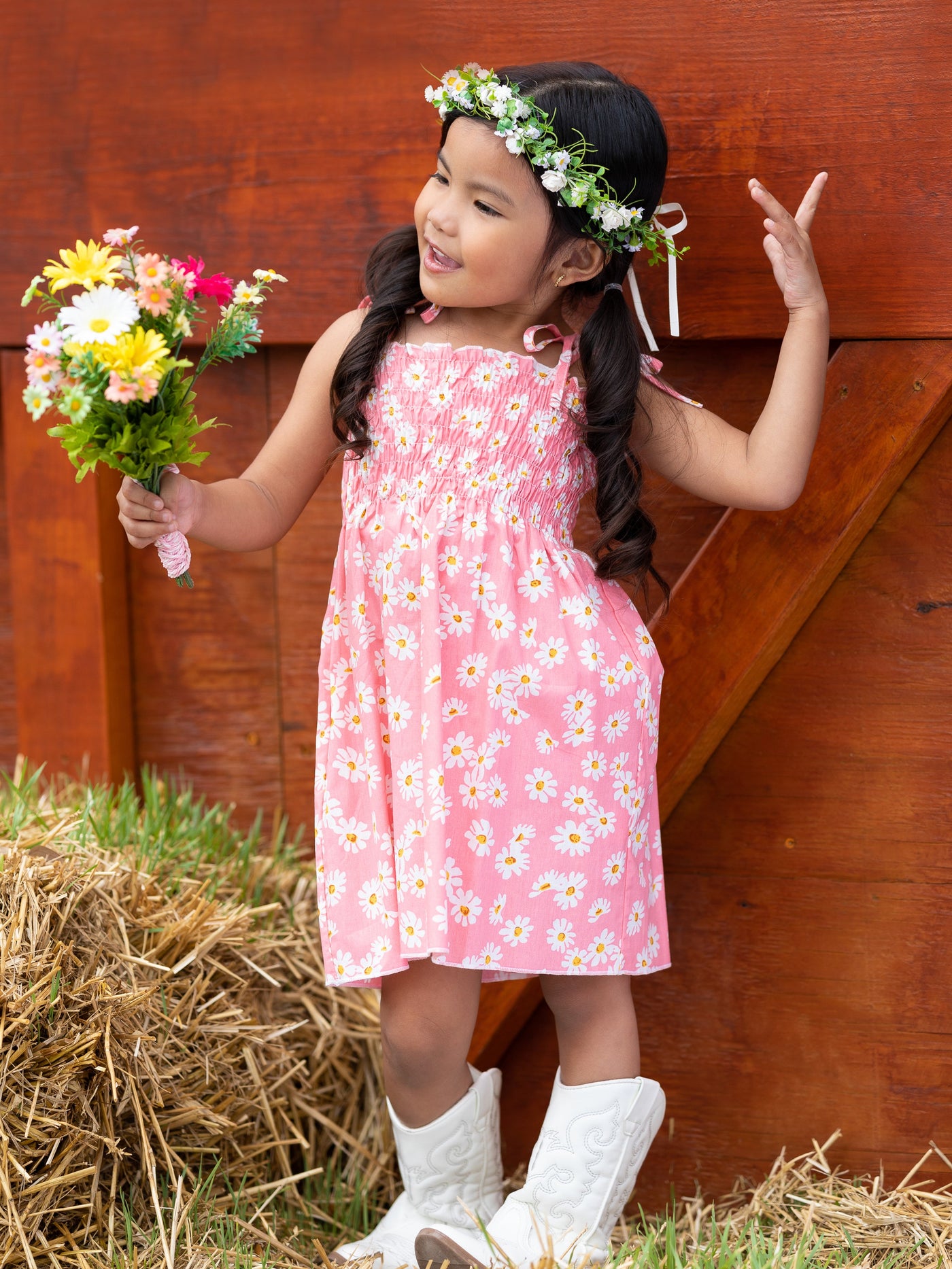 My Darling Daisy Pink Floral Dress