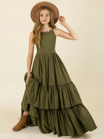 Farmland Dream Tiered Maxi Dress