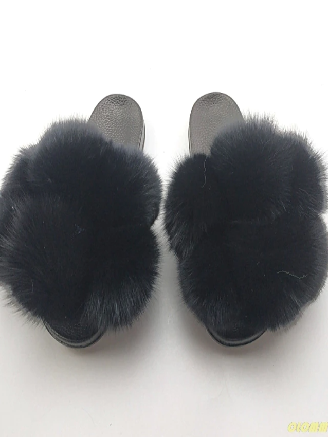 Women's Little Faux Fur Slippers By Liv and Mia - Mia Belle Girls