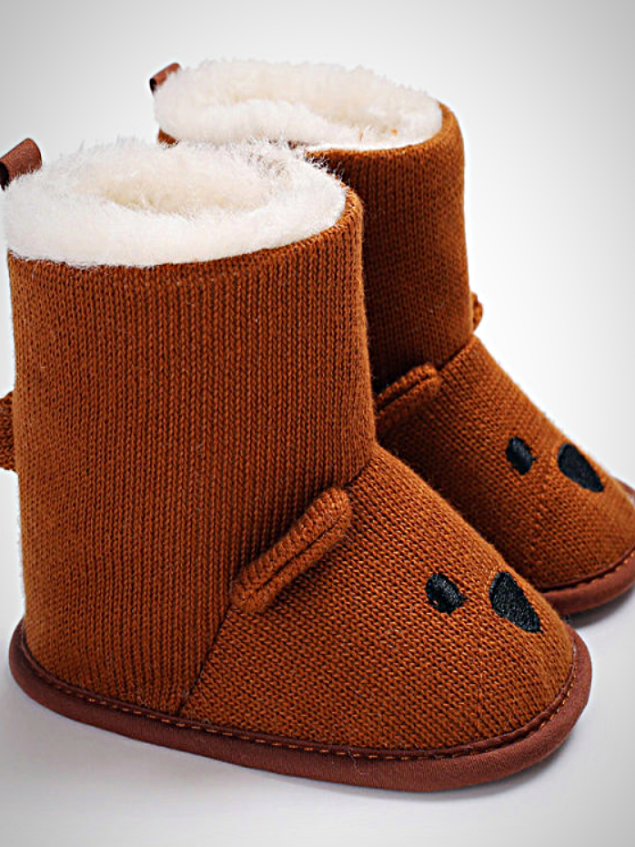 Baby Cute Bear Booties - Mia Belle Girls