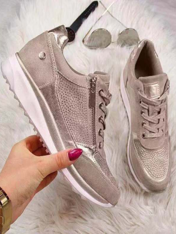 Women's For Every Event Sneakers - Mia Belle Girls - beige