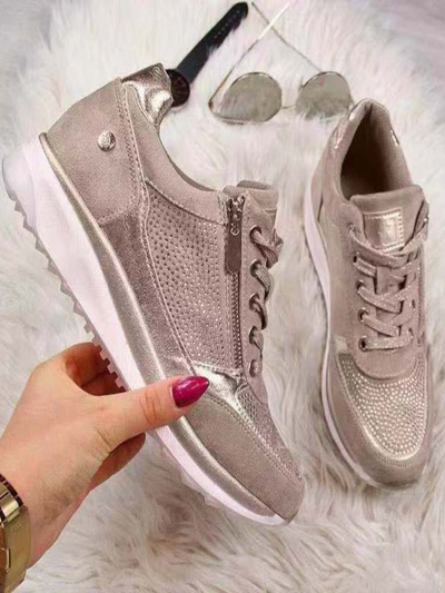 Women's For Every Event Sneakers - Mia Belle Girls - beige