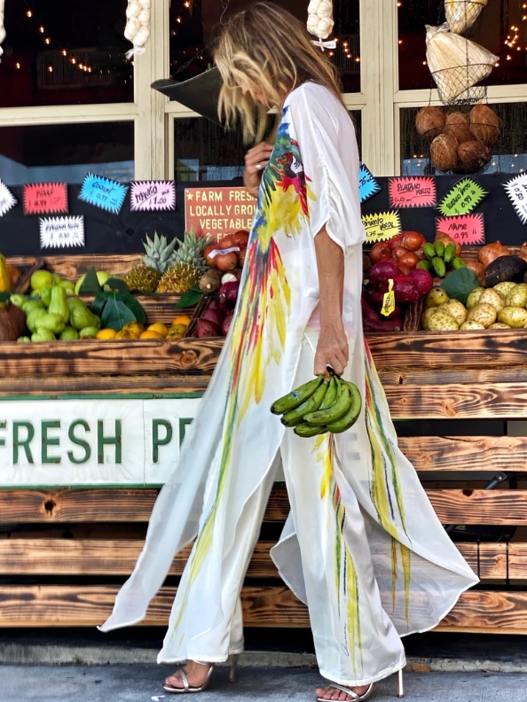 Women's Rio Kimono Maxi Cover Up