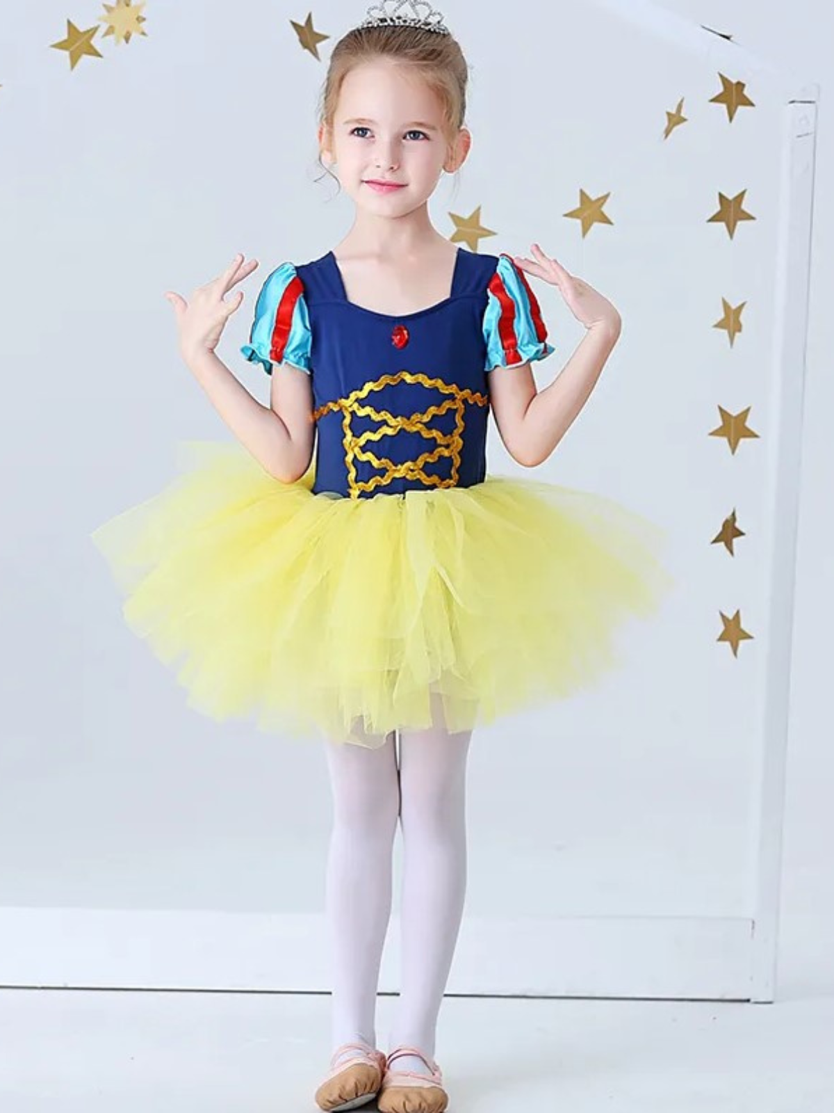 Girls Ballerina Dresses | Snow White Inspired Princess Ballerina Dress