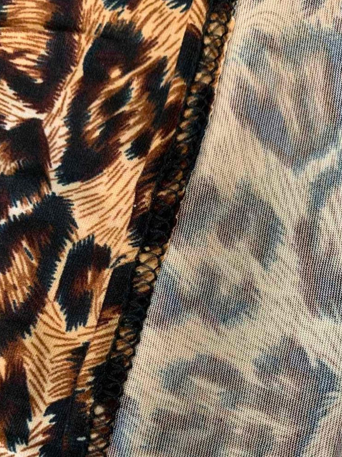 Women's Leopard  Sports Yoga Short