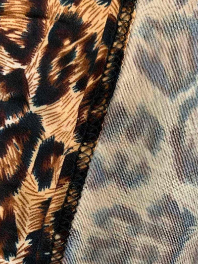 Women's Leopard  Sports Yoga Short