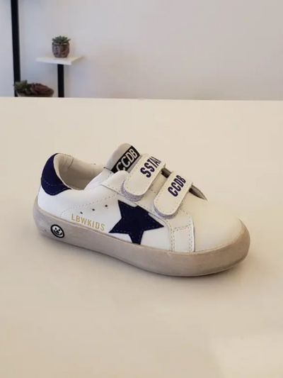 Looks Like Magic Velcro Strap Star Sneakers By Liv and Mia