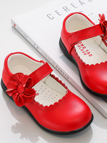 Shoes By Liv & Mia | Halloween Red Mary Jane Flats - Mia Belle Girls