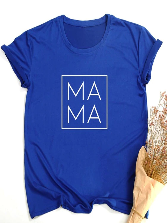 Women's Mama Short Sleeved Top