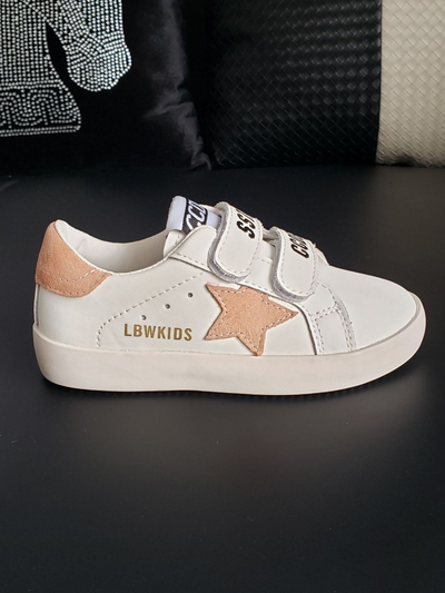 Little Miss Popular Velcro Strap Sneakers By Liv and Mia