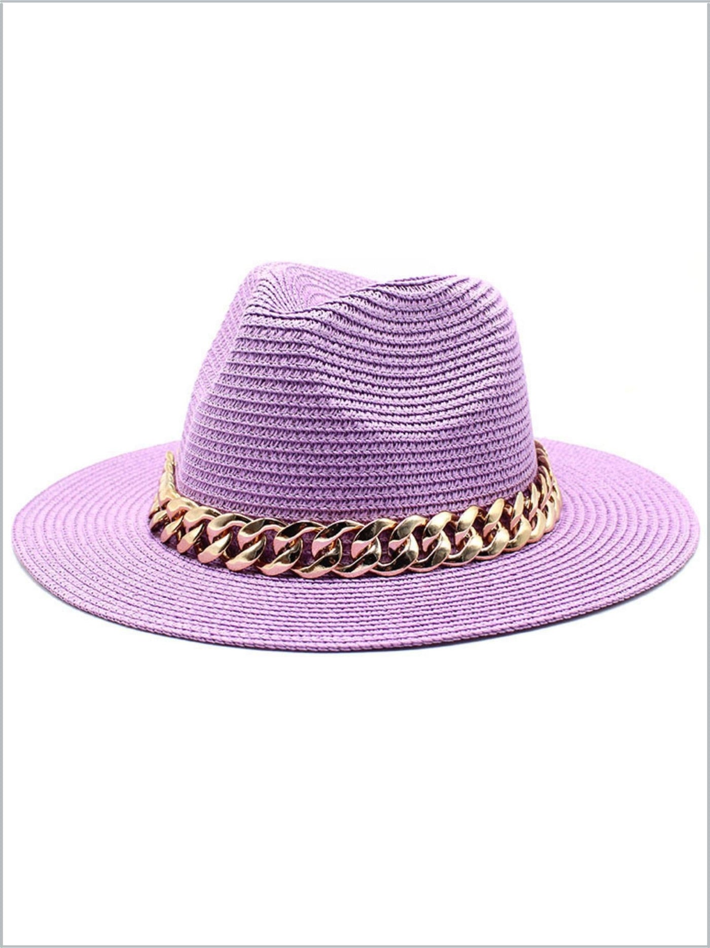 Women's Take Me Anywhere Chain Band Straw Hat