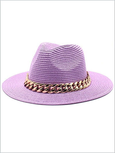 Women's Take Me Anywhere Chain Band Straw Hat