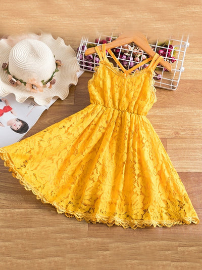 Spring Blossoms Lace Floral Sundress