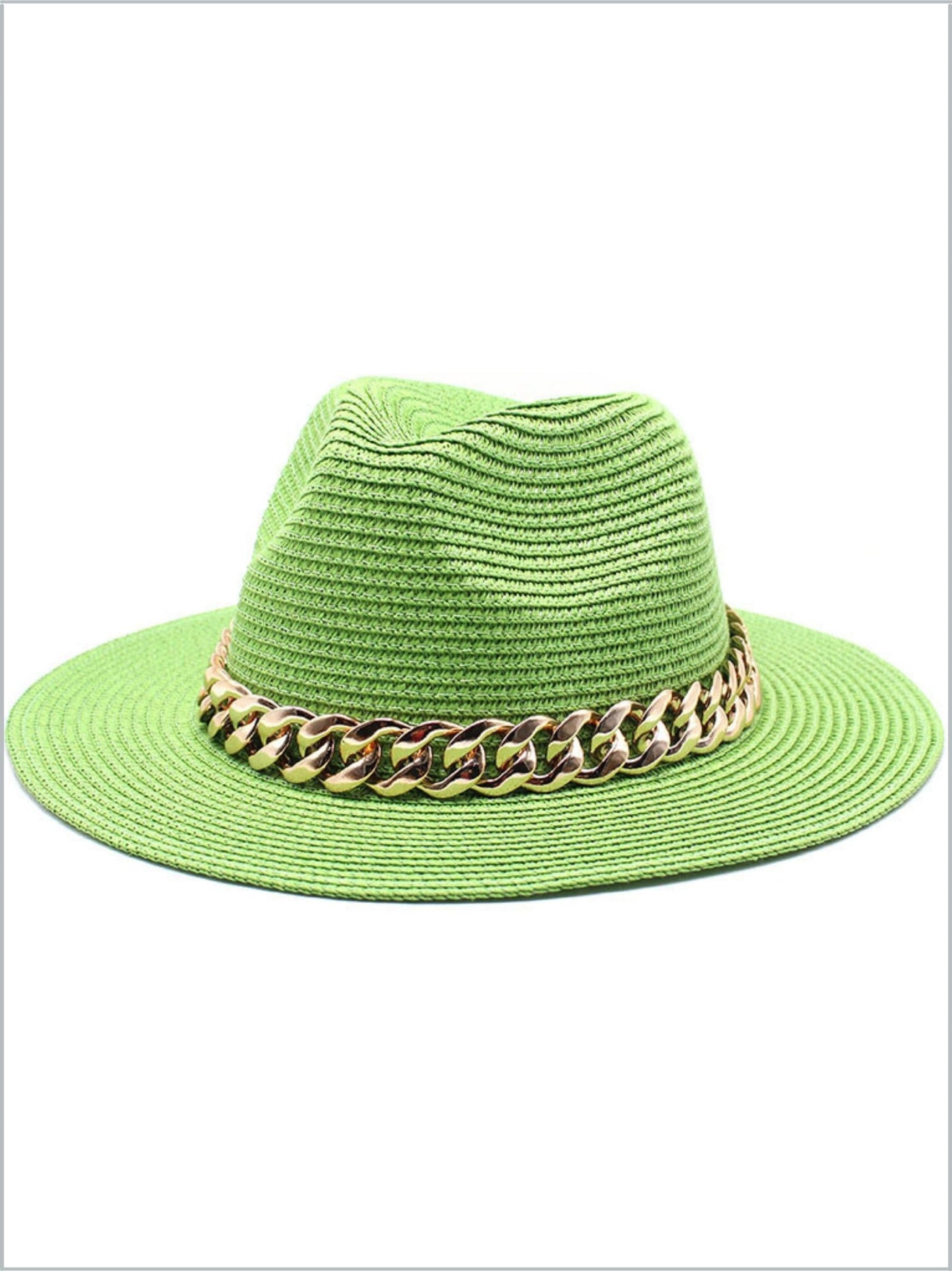 Women's Take Me Anywhere Chain Band Straw Hat