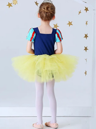 Girls Ballerina Dresses | Snow White Inspired Princess Ballerina Dress