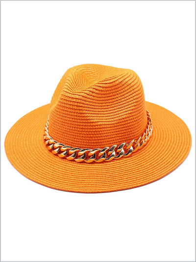 Women's Take Me Anywhere Chain Band Straw Hat