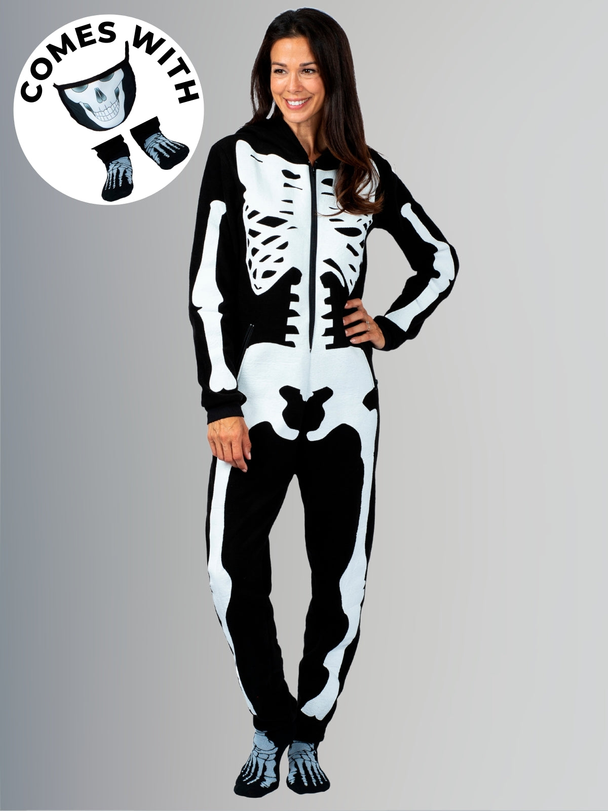 Family Halloween Costumes | Hoodie Onesie Pajama Set | Mia Belle Girls
