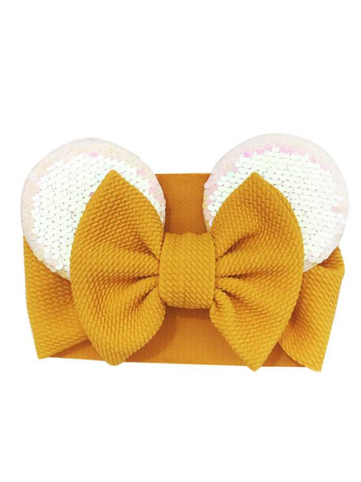 Baby Minnie Mousse Inspired Sequin Headband
