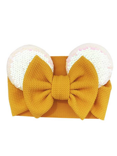 Baby Minnie Mousse Inspired Sequin Headband