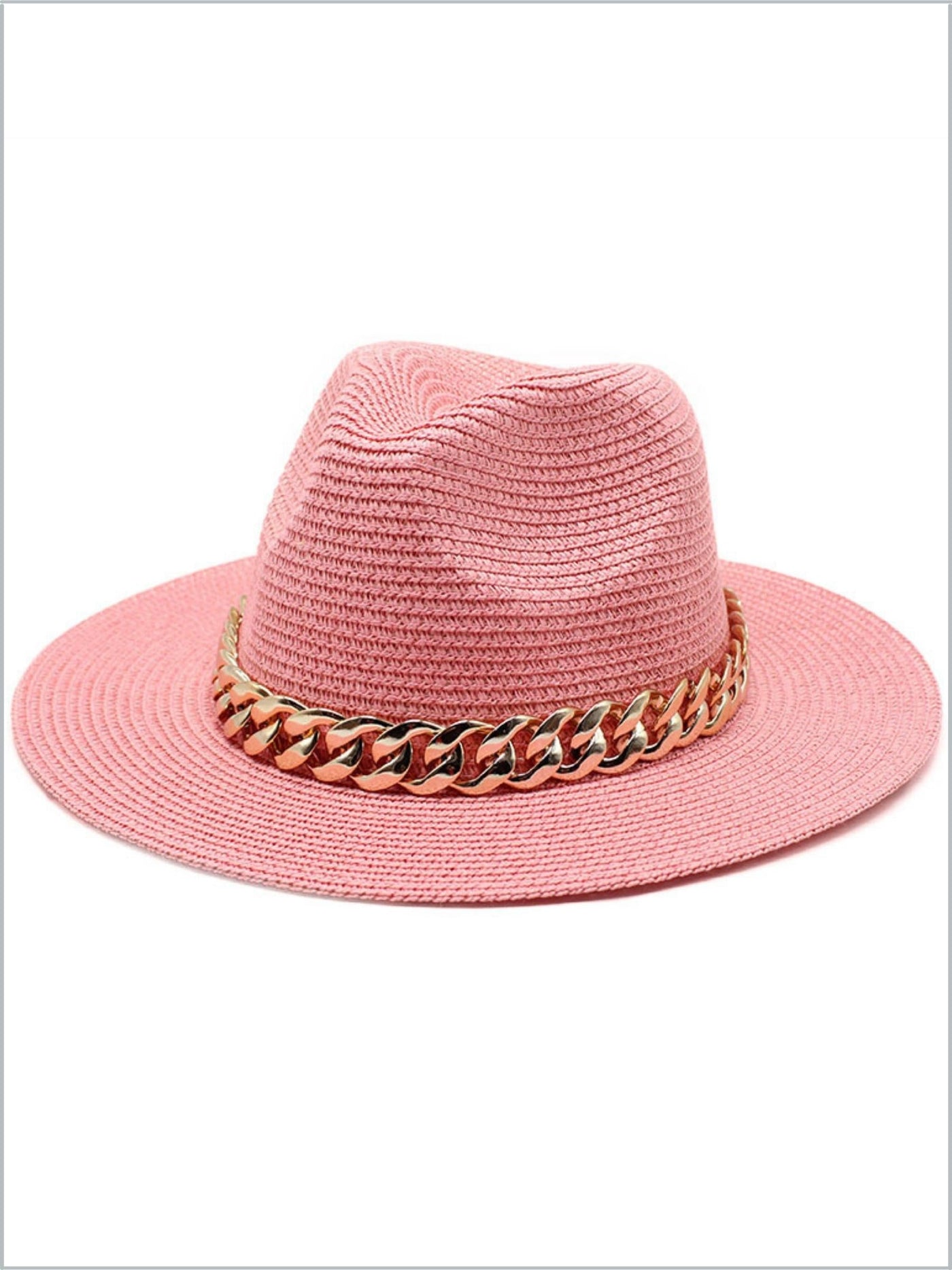 Women's Take Me Anywhere Chain Band Straw Hat