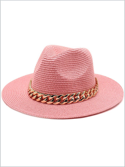 Women's Take Me Anywhere Chain Band Straw Hat