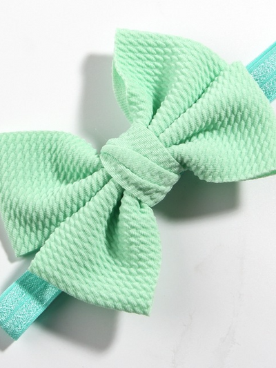 Baby Little Bow Headband mint