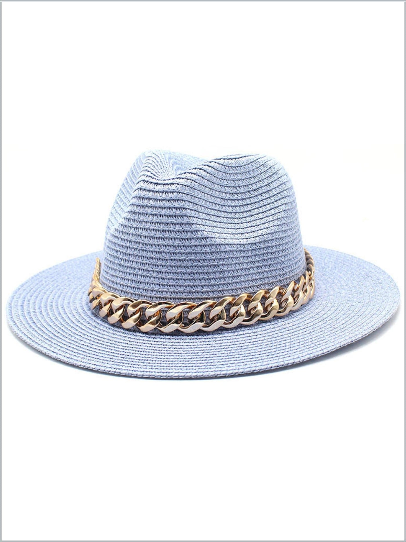 Women's Take Me Anywhere Chain Band Straw Hat