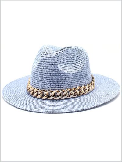 Women's Take Me Anywhere Chain Band Straw Hat