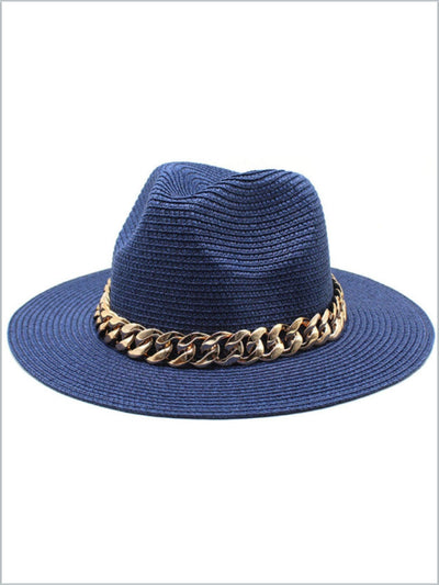Women's Take Me Anywhere Chain Band Straw Hat