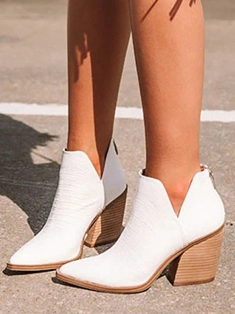 Women's Heeled Ankle Boots By Liv and Mia