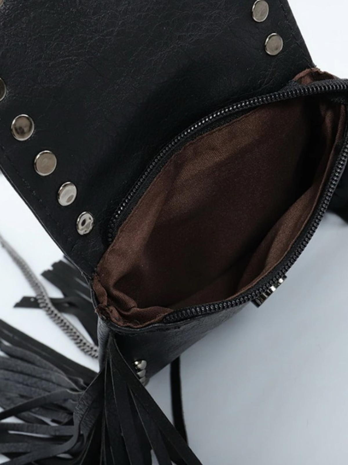 Girls Clothing Accessories | Bohemian Studded Fringe Crossbody Bag