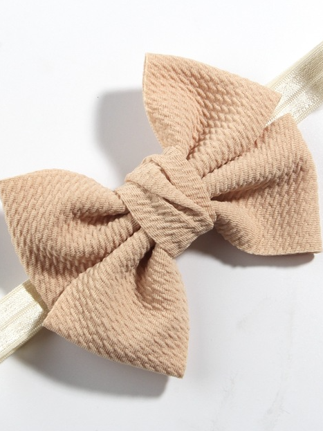 Baby Little Bow Headband beige