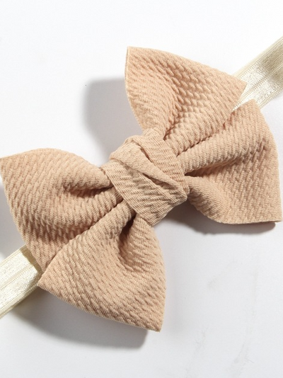 Baby Little Bow Headband beige