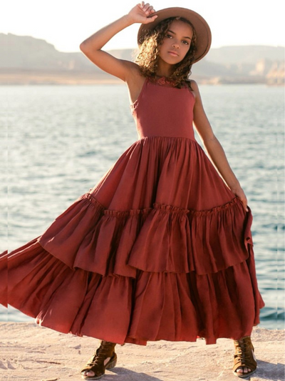 Farmland Dream Tiered Maxi Dress