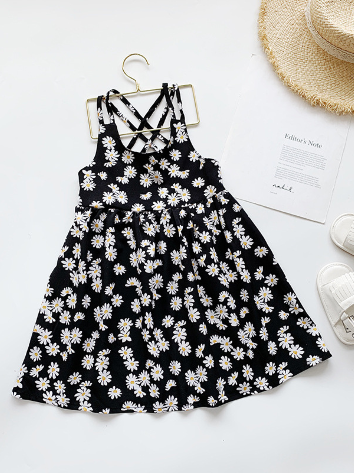Darling Daisies Backless Sundress