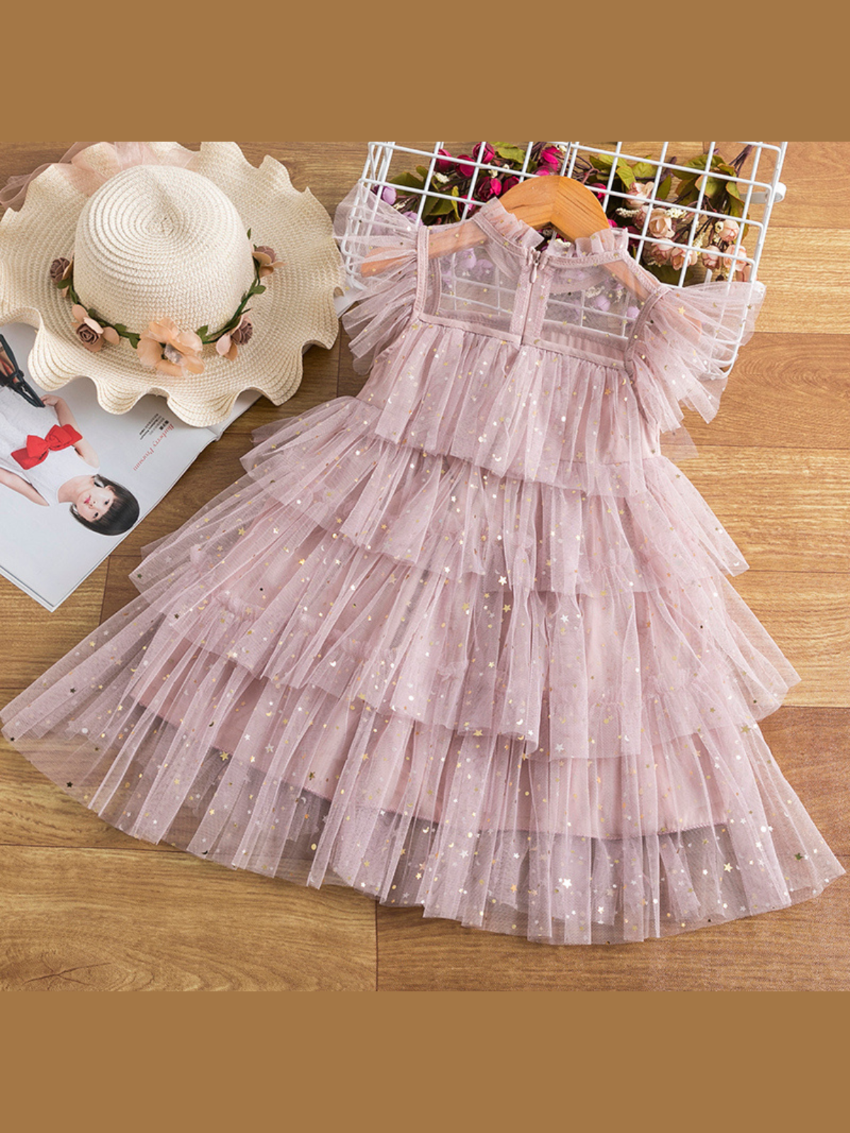 My Little Prima Tiered Tulle Dress