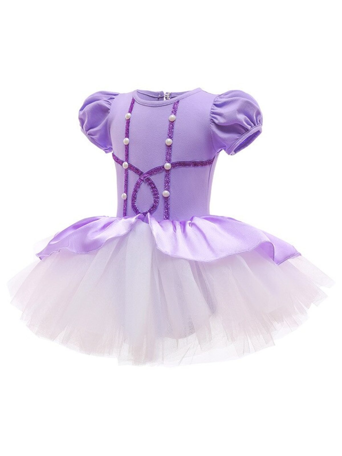 Little Girls Princess Dresses | Young Royalty Pearled Ballerina Dress