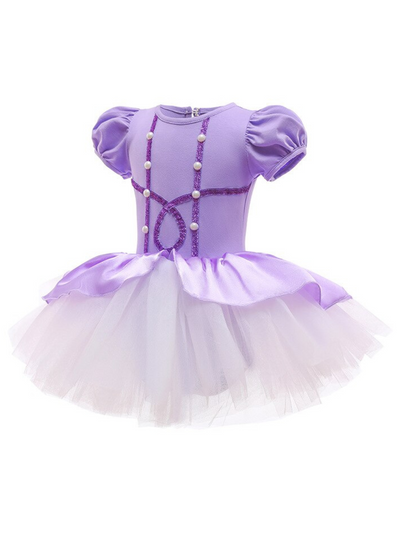 Little Girls Princess Dresses | Young Royalty Pearled Ballerina Dress