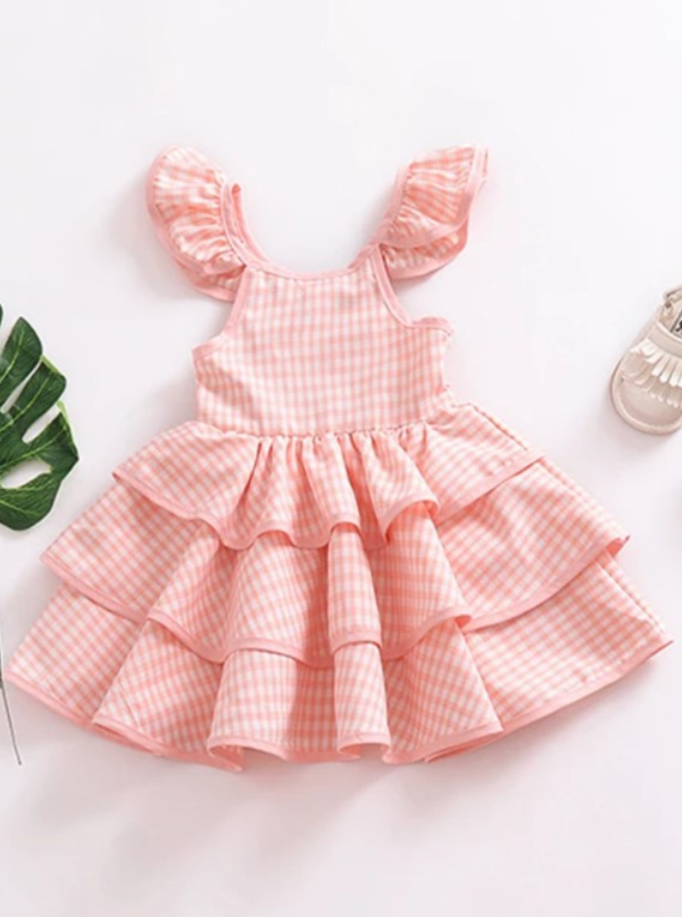 Country Chic Pink Gingham Dress