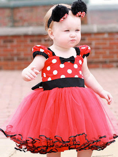 Baby Minnie Mouse Inspired Costume