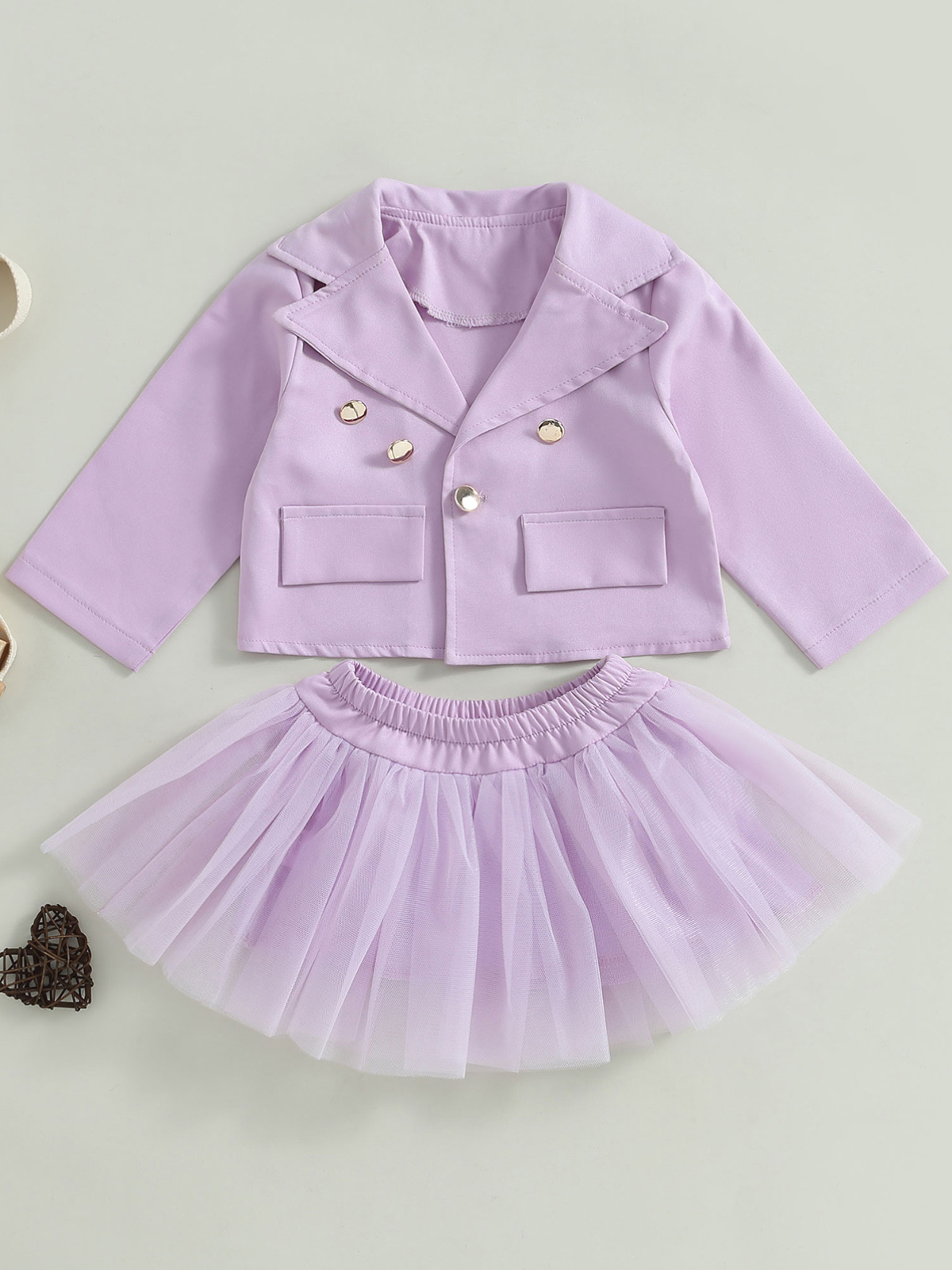 So Striking Blazer Tutu Set