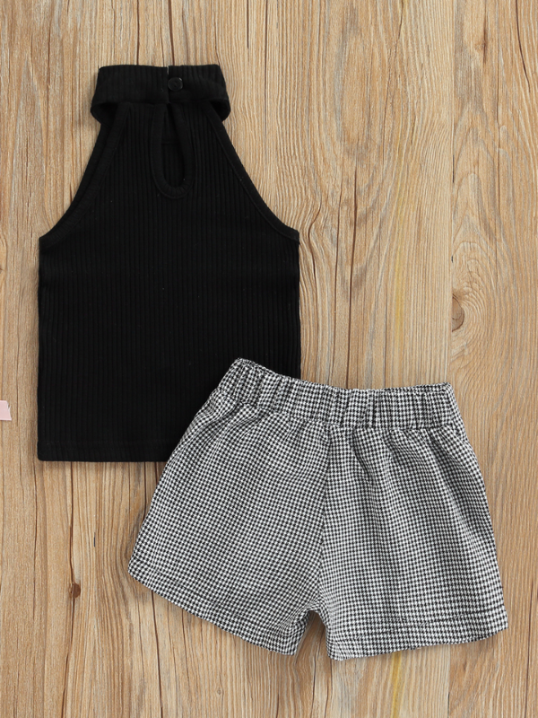 Fashionista Flare Pleated Shorts Set