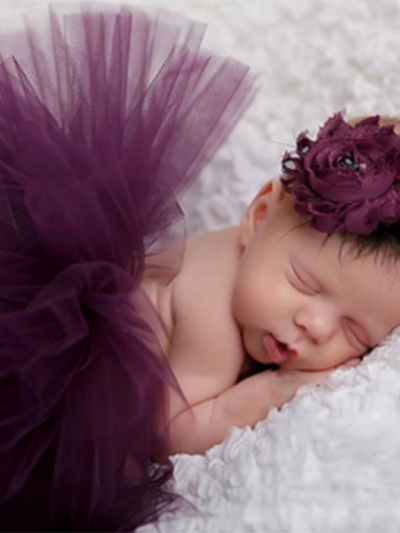 Tutu Skirt and Headband  burgundy